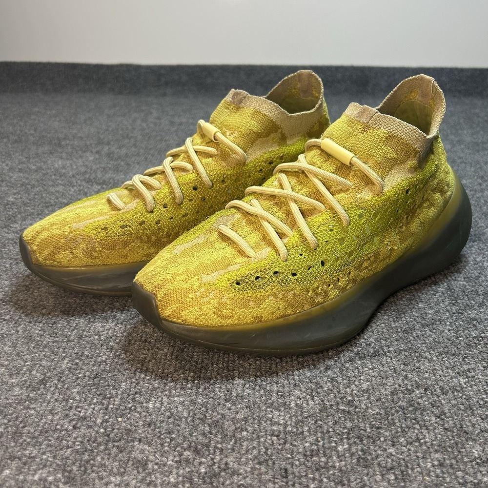 Adidas Yeezy Boost 380 Hylte Yellow FZ4990 Men's Size 9.5 Sneakers Shoes